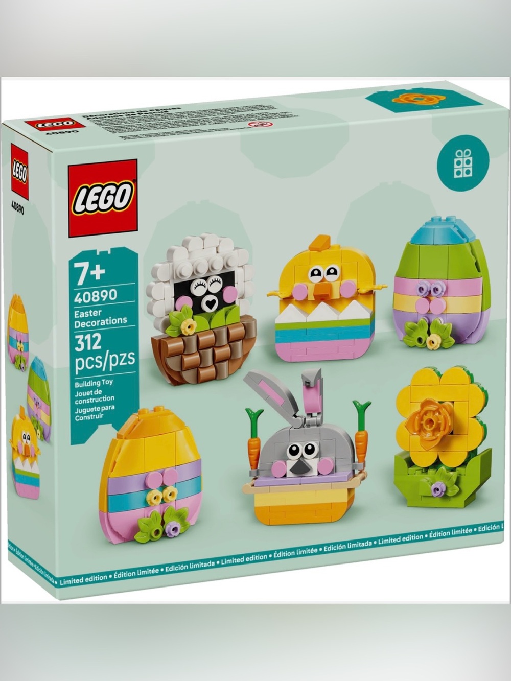 New LEGO 40890 Easter Decorations Bunny Chick Limited Edition Factory Sealed